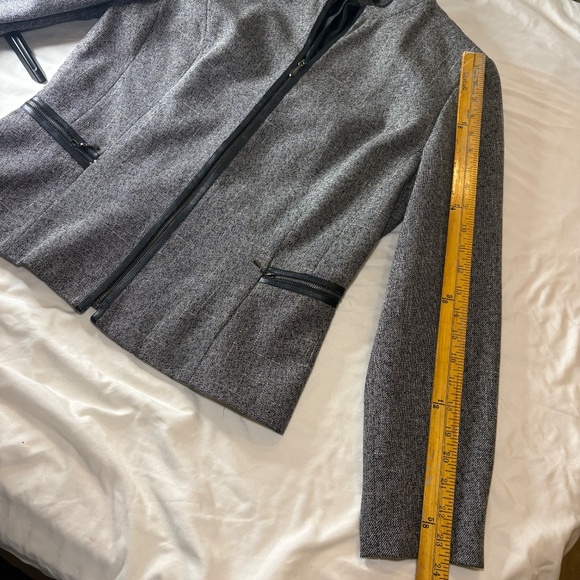 VTG NWT Larry Levine Classics Women's 3pc Blazer Pants Skirt Suit Set Sz 10 B/W - Picture 8 of 15